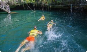 Selvatica in Cancun Mexico the best places for swim in the Cenote