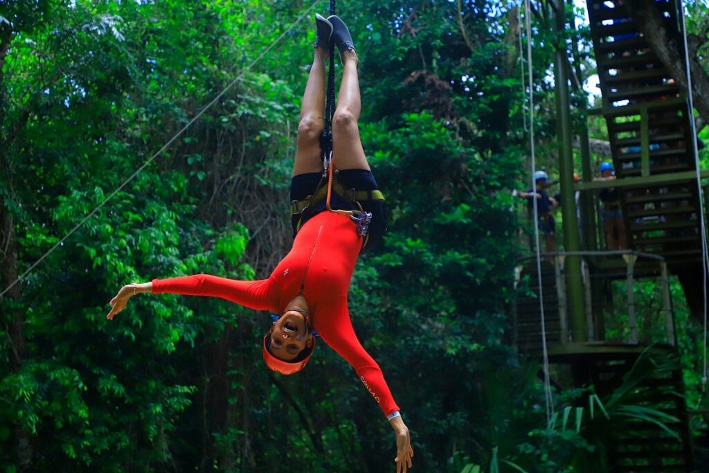 salto en bungee en Cancún y Riviera Maya