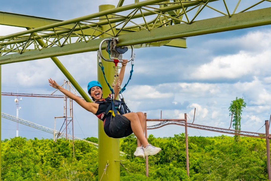 roller coaster in cancun and riviera maya